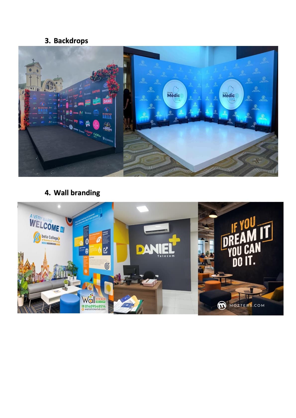 Backdrops